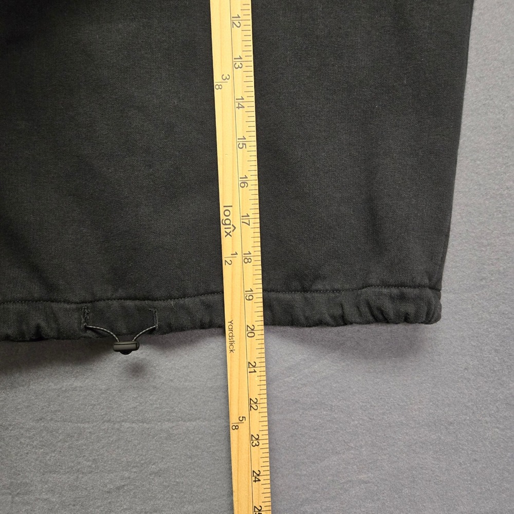 Gymshark Athleisure XS Black Cropped Pullover Sweatshirt Logo Workout - Picture 7 of 12